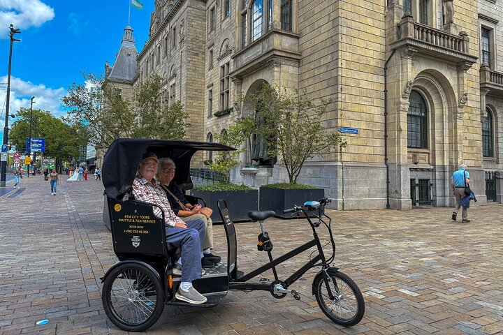 Tour privado en Pedicab/Rickshaw por Rotterdam con un guía local