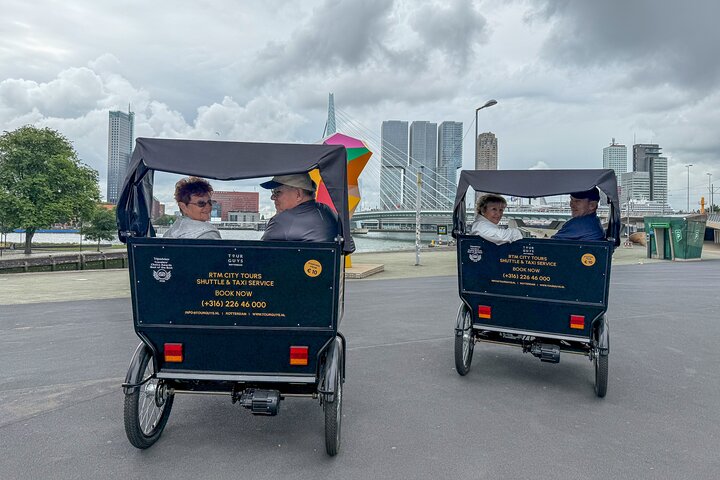 Tour privado en Pedicab/Rickshaw por Rotterdam con un guía local