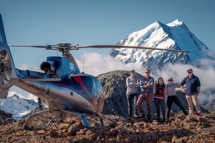 25-minuters helikopterflyg inklusive en alpin landning
