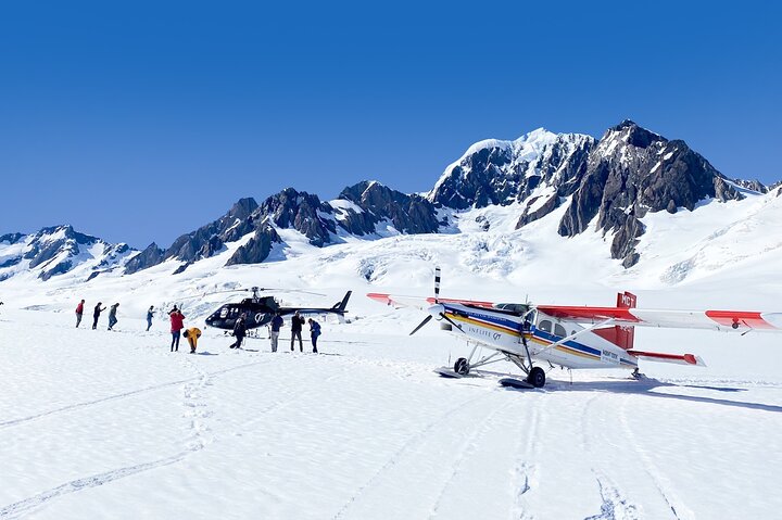 45-minuters Mount Cook Skidflygplan och Helikopter Combo Tour