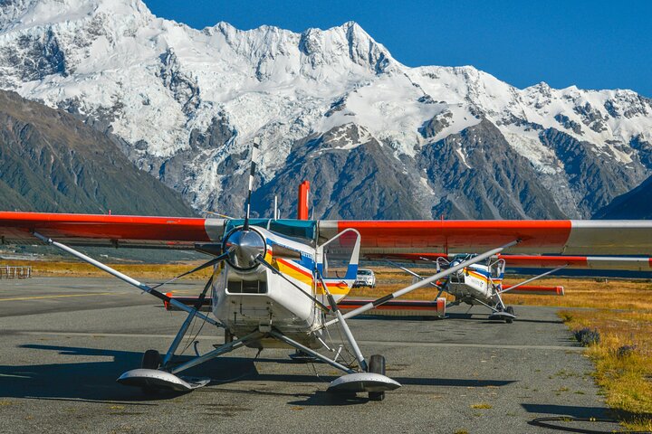 45-minuters Mount Cook Skidflygplan och Helikopter Combo Tour