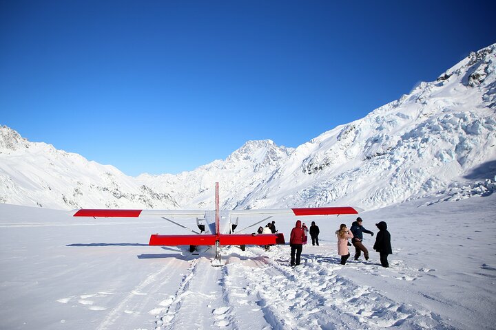 45-minuters Mount Cook Skidflygplan och Helikopter Combo Tour