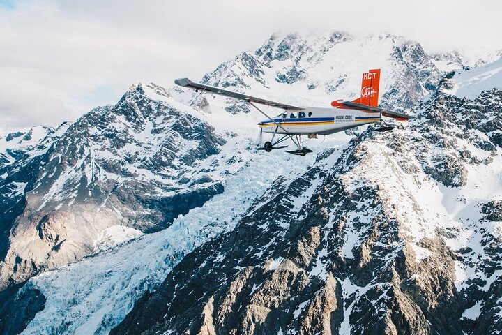 45-minuters Mount Cook Skidflygplan och Helikopter Combo Tour