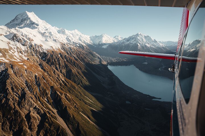 45-minuters Mount Cook Skidflygplan och Helikopter Combo Tour