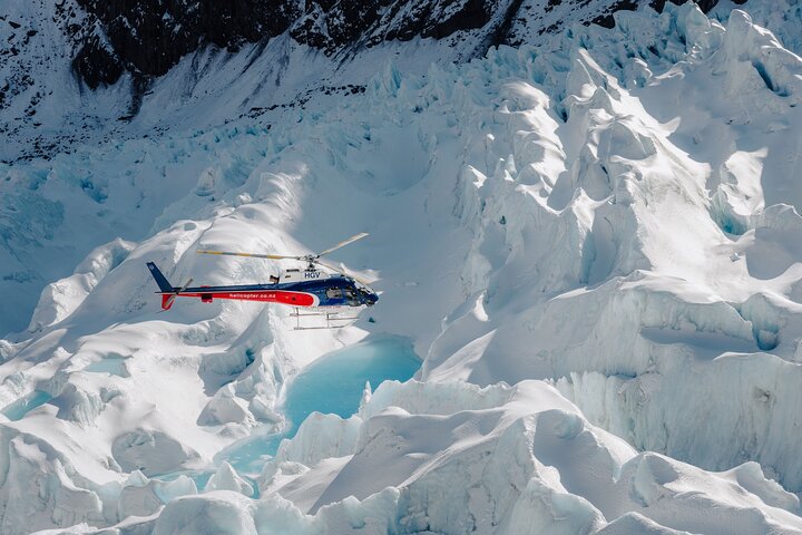 Voo de helicóptero de Fox Glacier e Mount Cook com aterragem de neve