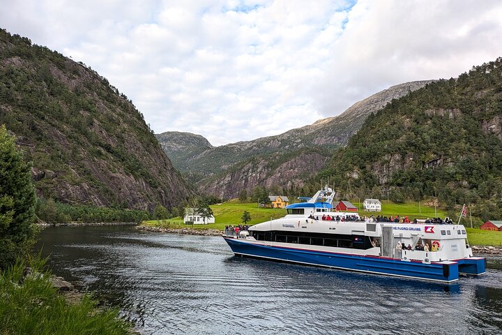 Halvdagsfjordkryssning från Bergen till Mostraumen