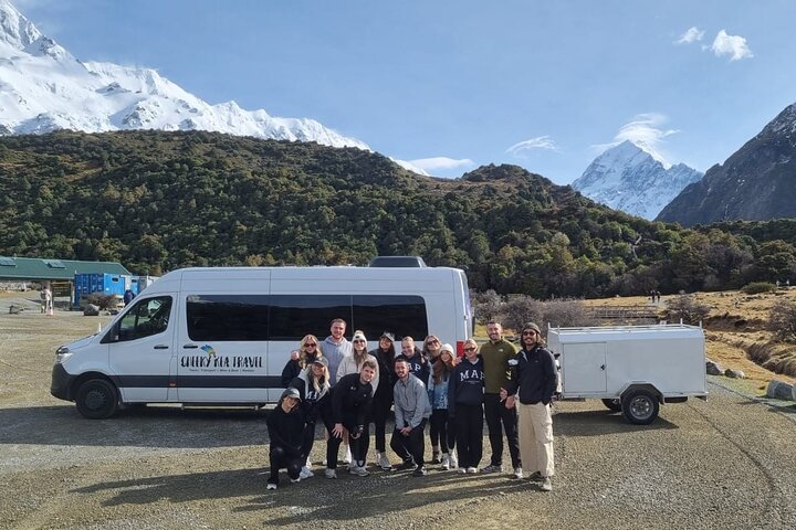 Mount Cook og Lake Tekapo dagstur fra Christchurch med lunsj