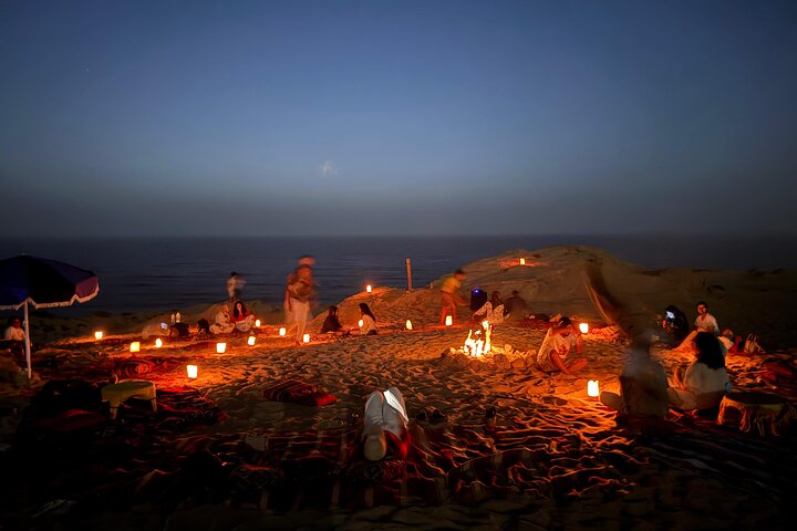 Agadir/Taghazout: Sunset Sandboarding Quad Bike & Marokkansk Middag