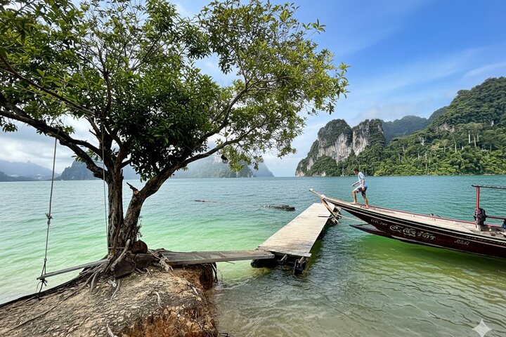 Da Khao Lak: lago Cheow Lan e piscina smeraldo di Nam Rad