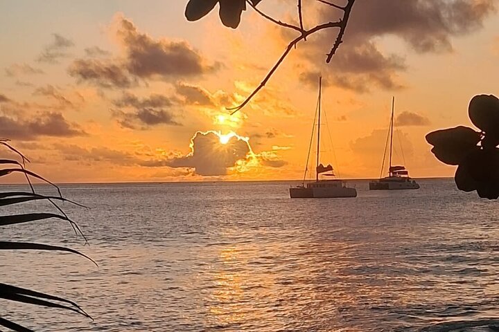 Shared Sunset Cruise from Praslin Island