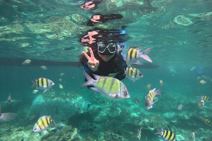 Tour de 7 Ilhas Invisíveis em Koh Lipe por um barco longtail privado