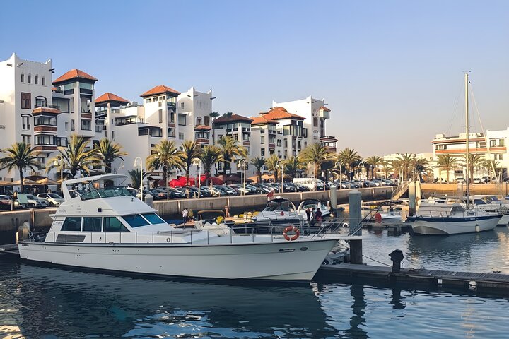 Agadir Yachtkreuzfahrt mit Schwimmen Angeln und Mittagessen auf Sitatunga