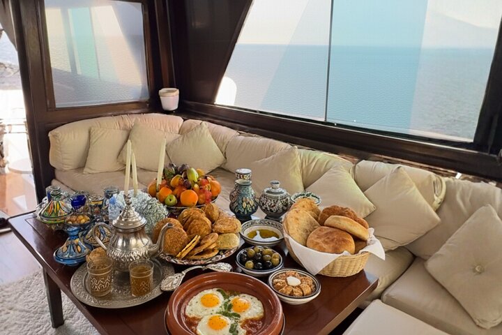 Agadir Yachtkreuzfahrt mit Schwimmen Angeln und Mittagessen auf Sitatunga