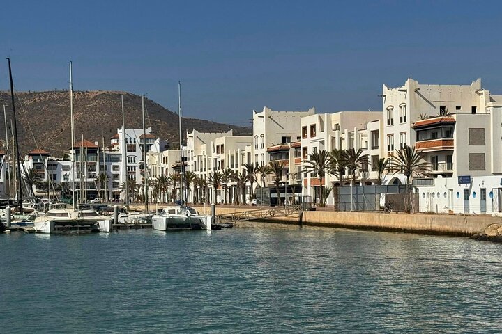 Agadir Yachtkreuzfahrt mit Schwimmen Angeln und Mittagessen auf Sitatunga