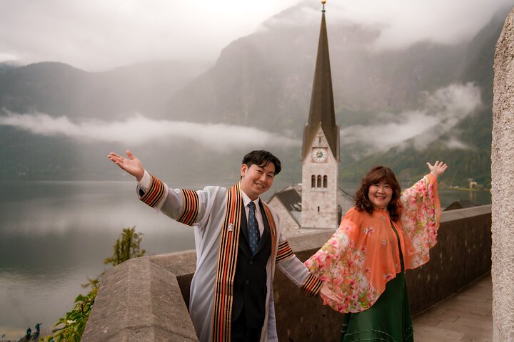 Fotos de férias privadas com fotógrafo em Hallstatt