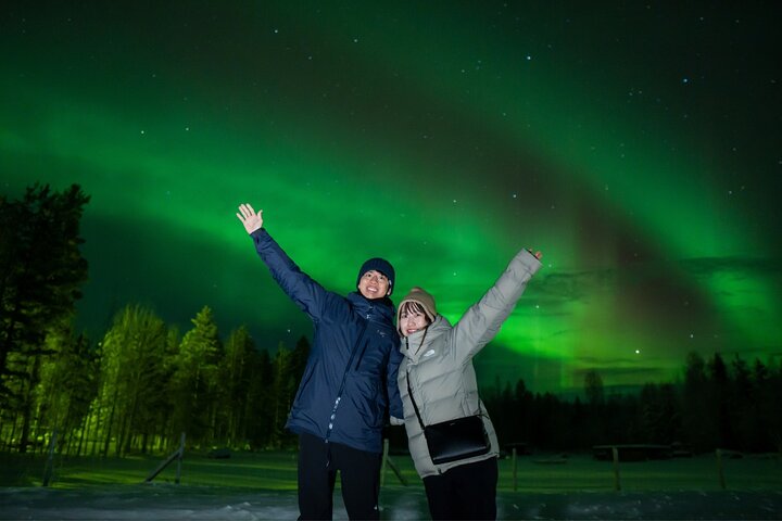 Rovaniemi: Northern Lights Tour with Guaranteed Viewings