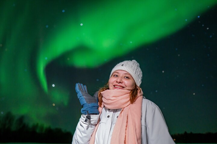 Rovaniemi: Northern Lights Tour with Guaranteed Viewings