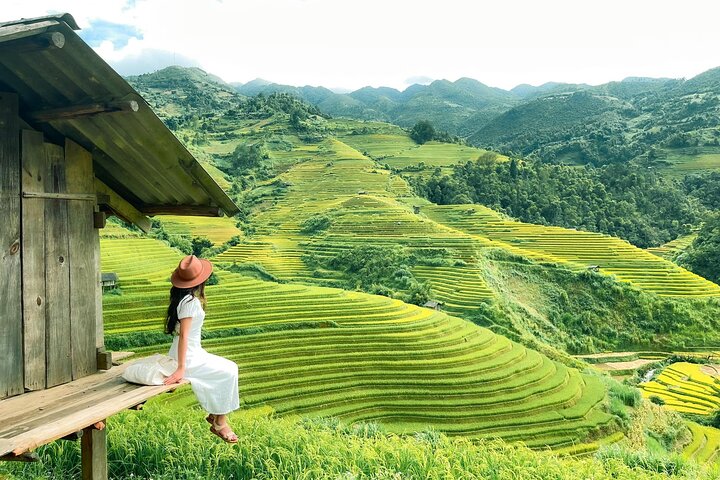 Sapa No-Trek Eco Tour : Valle de Muong Hoa & Ta Van, Spa a pie, Café