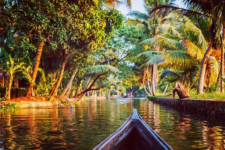 5-dagers Kerala tur med privat bil Houseboat Munnar og Thekkady