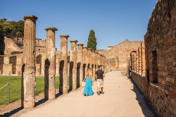 Premium Minivan Fahrt von Rom : Pompeji Tour & Mittagessen in Sorrent
