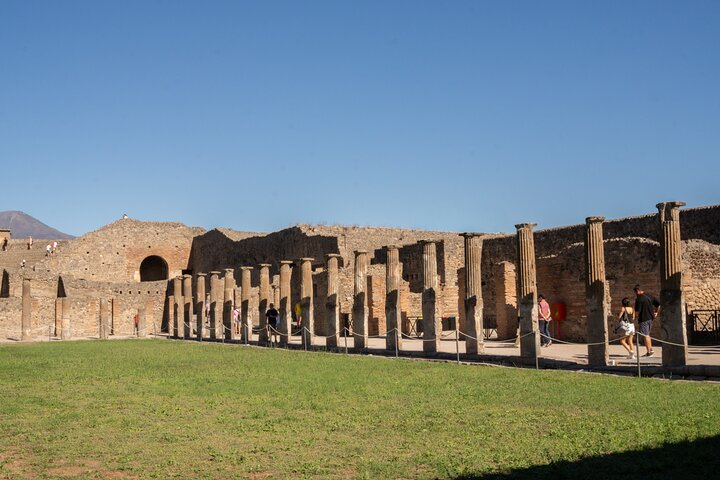 Premium Minivan Fahrt von Rom : Pompeji Tour & Mittagessen in Sorrent