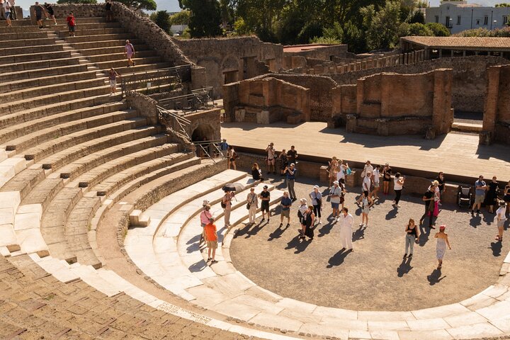 Premium Minivan Fahrt von Rom : Pompeji Tour & Mittagessen in Sorrent