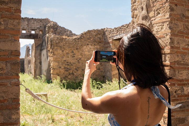 Premium Minivan Fahrt von Rom : Pompeji Tour & Mittagessen in Sorrent