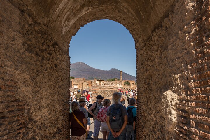 Premium Minivan Fahrt von Rom : Pompeji Tour & Mittagessen in Sorrent