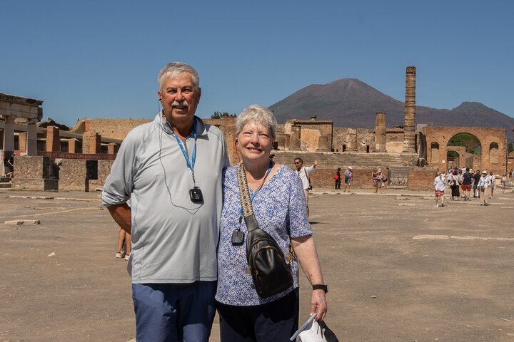 Premium Minivan Fahrt von Rom : Pompeji Tour & Mittagessen in Sorrent