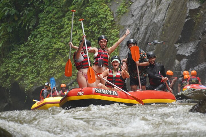Bali ATV Quad Bike et rafting incluent le déjeuner et le transfert