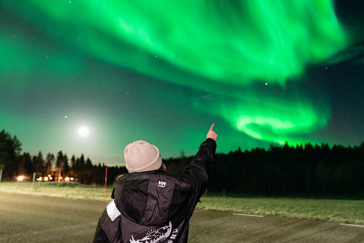 Rovaniemi : Northern Lights Hunt + Foto's & 100% garantie restitutie