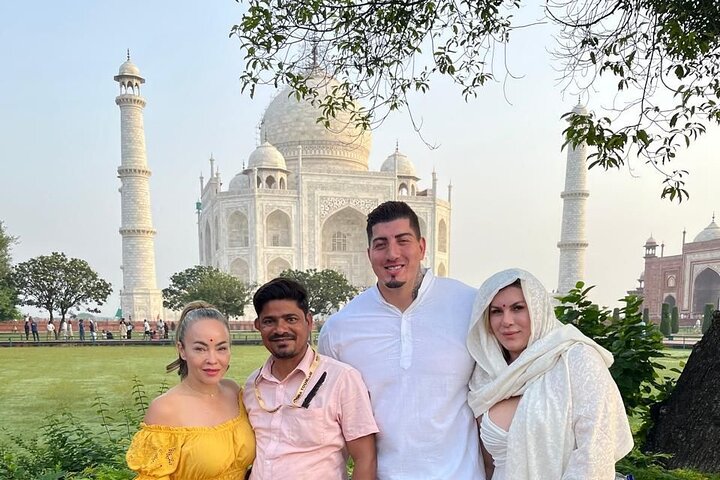 Von Delhi Taj Mahal Agra Ganztägige private Tour