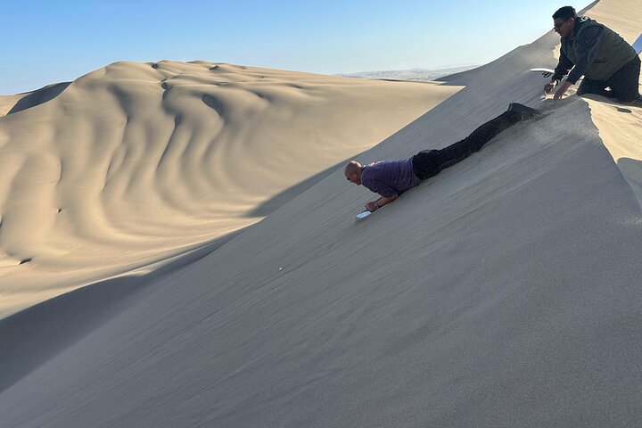 Från Ica eller Huacachina: Buggy- och sandboardtur med solnedgång