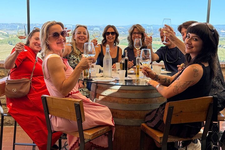 Excursion d'une journée en Toscane pour les amoureux du vin et les non-buveurs