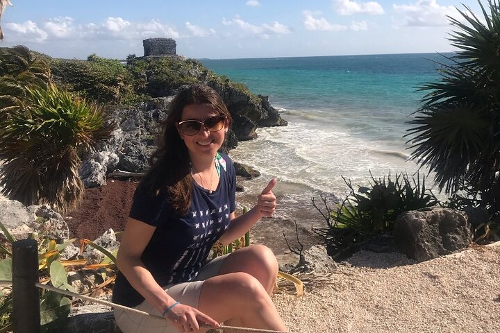 Visite des hauts lieux de Tulum, Cenote & Jungle Village pick-up inclus