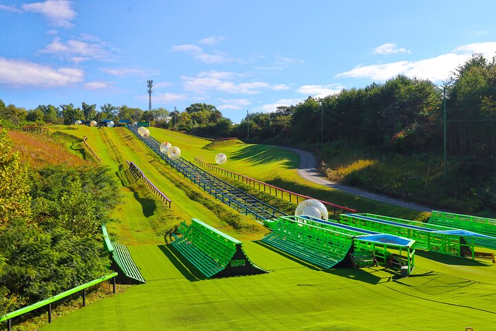 Eintrittskarte für den Outdoor Gravity Park Zorbing in Pigeon Forge
