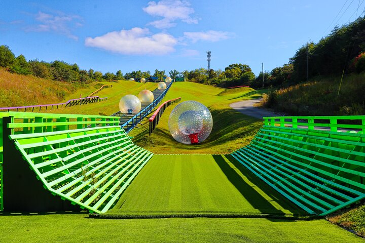 Eintrittskarte für den Outdoor Gravity Park Zorbing in Pigeon Forge
