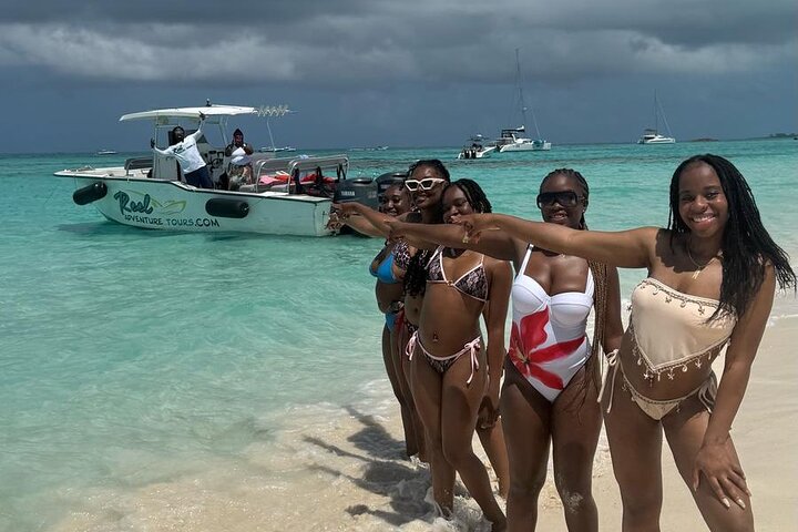 4 Std. Private Tour Insel Hop Schnorchel w / Schildkröten & Schluck Bahama Mamas