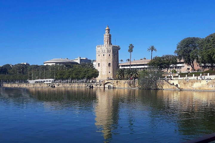 Sevilla : Crucero por el río Guadalquivir con Tapas & Bebida Opcional