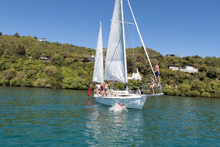 Eco Sailing Tour till Maori hällristningar på Lake Taupo