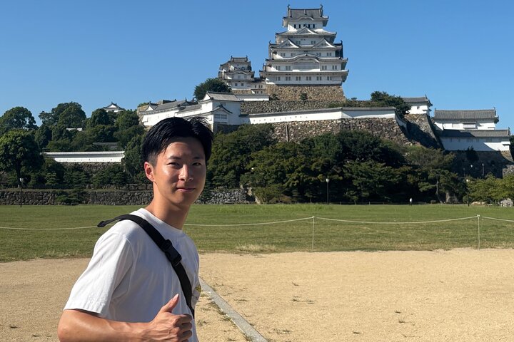 Himeji Castle tur med en lokal universitets student Guide
