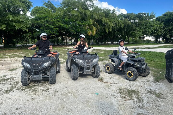 Visite en VTT des grottes de jade et du village maya de Cozumel