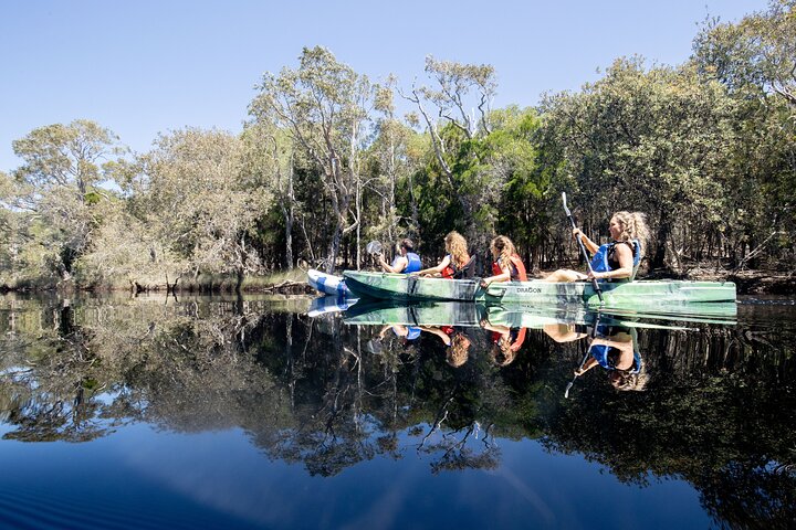 Excursion en kayak en 4x4 sur l'île Bribie et visite du bunker de la Seconde Guerre mondiale