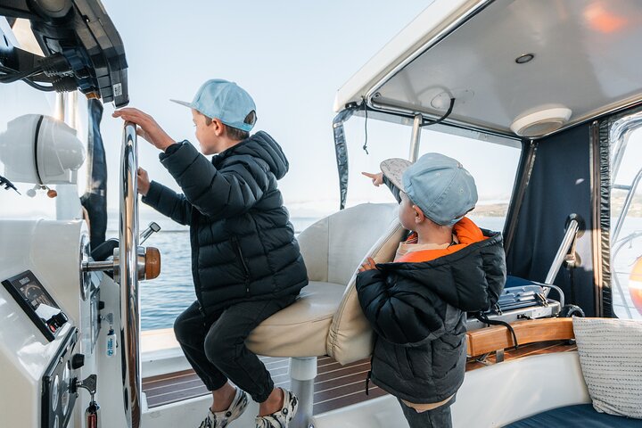 Vela de lujo - Tallados rupestres maoríes - Taupo Sailing Adventures