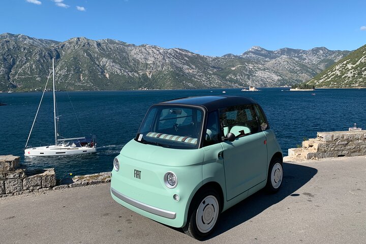 Topolino Guided City Tour by E Car Kotor Perast