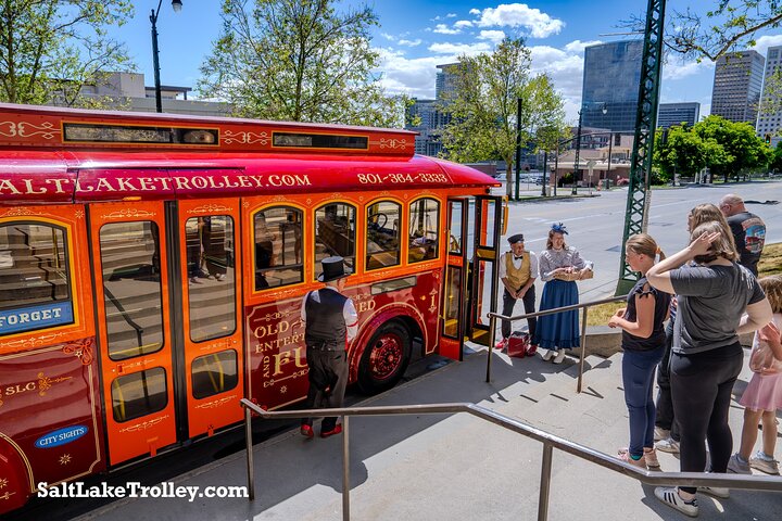 Visite de Salt Lake City en chariot avec personnages et histoires