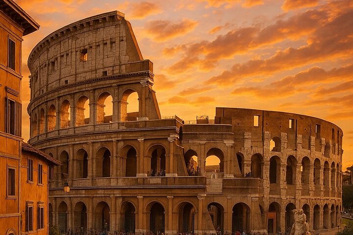 Roma privat golfbil med henting fra hotellet og hjemmelaget iskrem