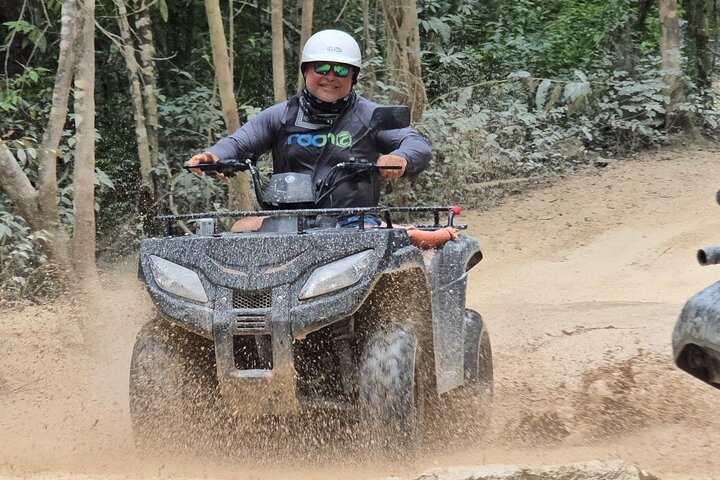 Visite en VTT des grottes de jade et du village maya de Cozumel
