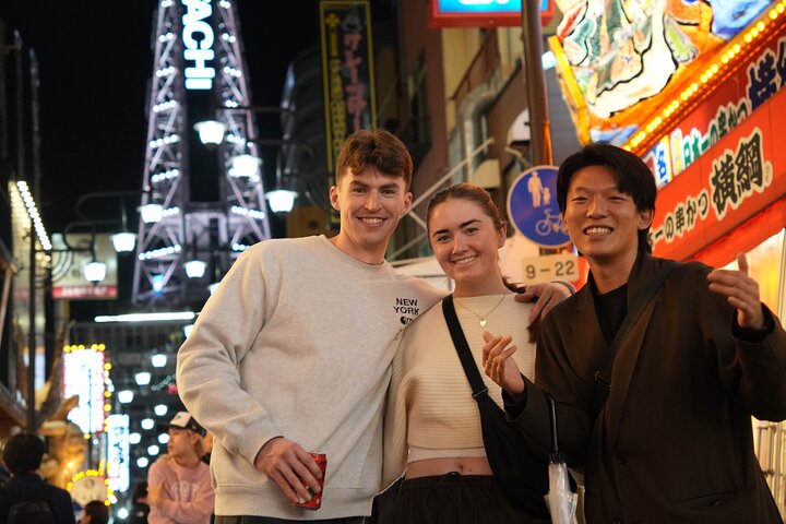 Osaka Street Food Tour: 18 Gerichte & 3 Getränke in 4 Lokalen