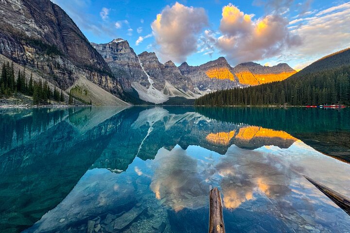 Moraine Lake Sunrise (2,5 horas) & Lake Louise (2 horas) de Canmore/Banff